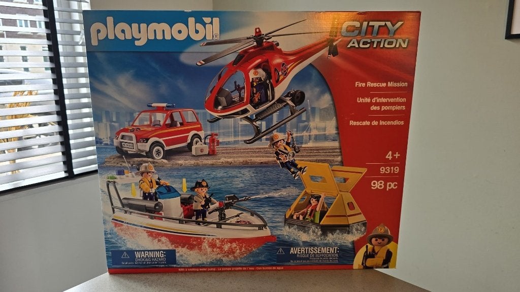Playmobil 9319 Brandweer reddingsmissie XL nieuw in doos, Ophalen of Verzenden, Nieuw, Complete set