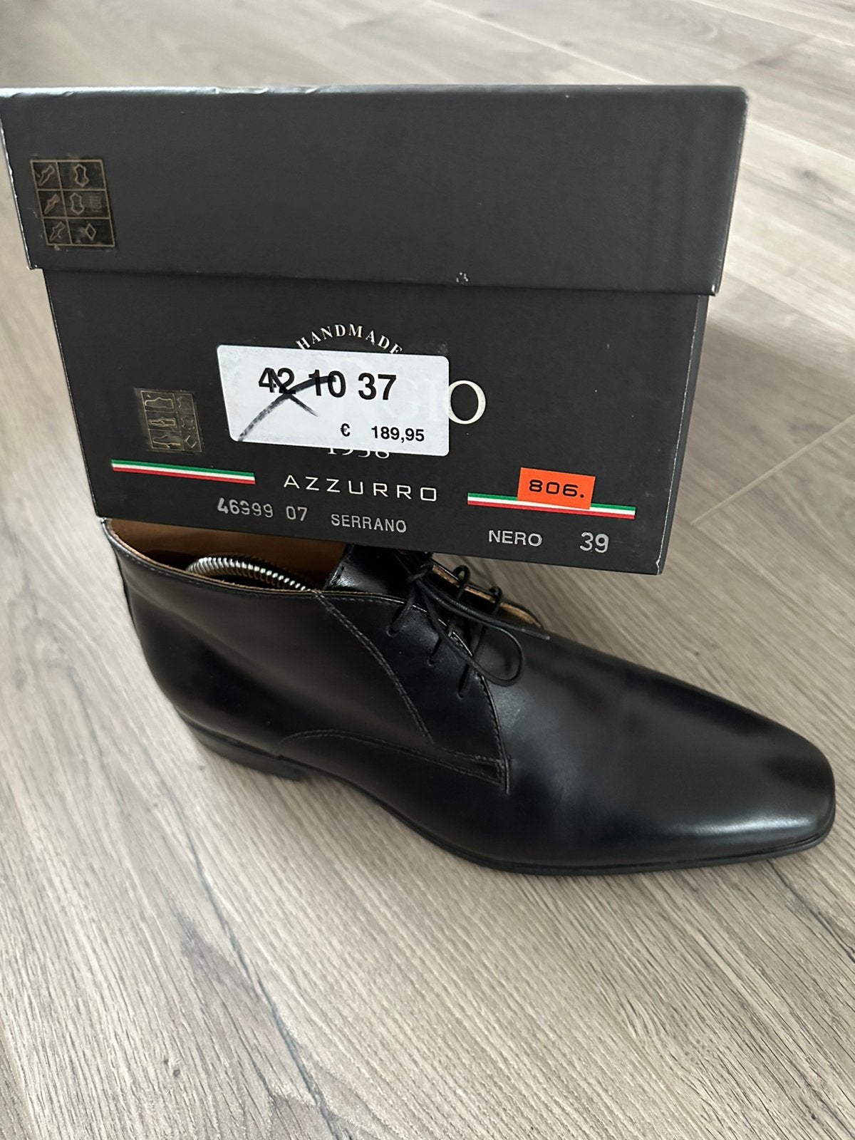 Giorgio schoenen, Zwart, Ophalen of Verzenden, Zo goed als nieuw, Veterschoenen