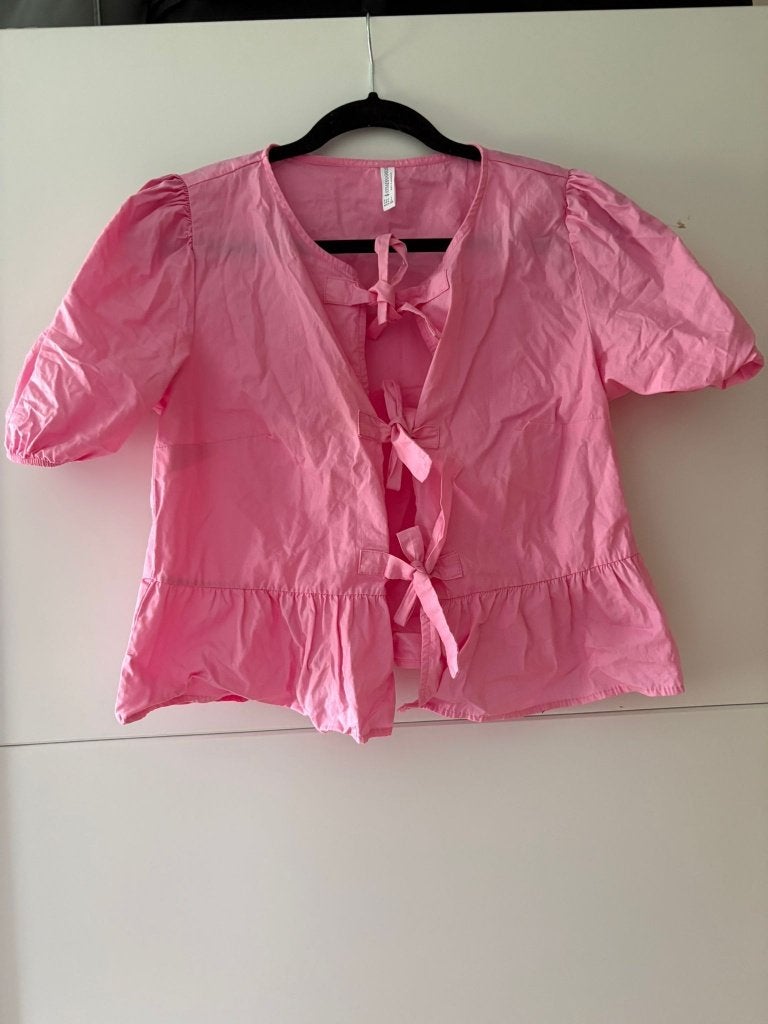 Roze top maat s/m/l stradivarius, Maat 38/40 (M), Ophalen of Verzenden, Zo goed als nieuw, Korte mouw