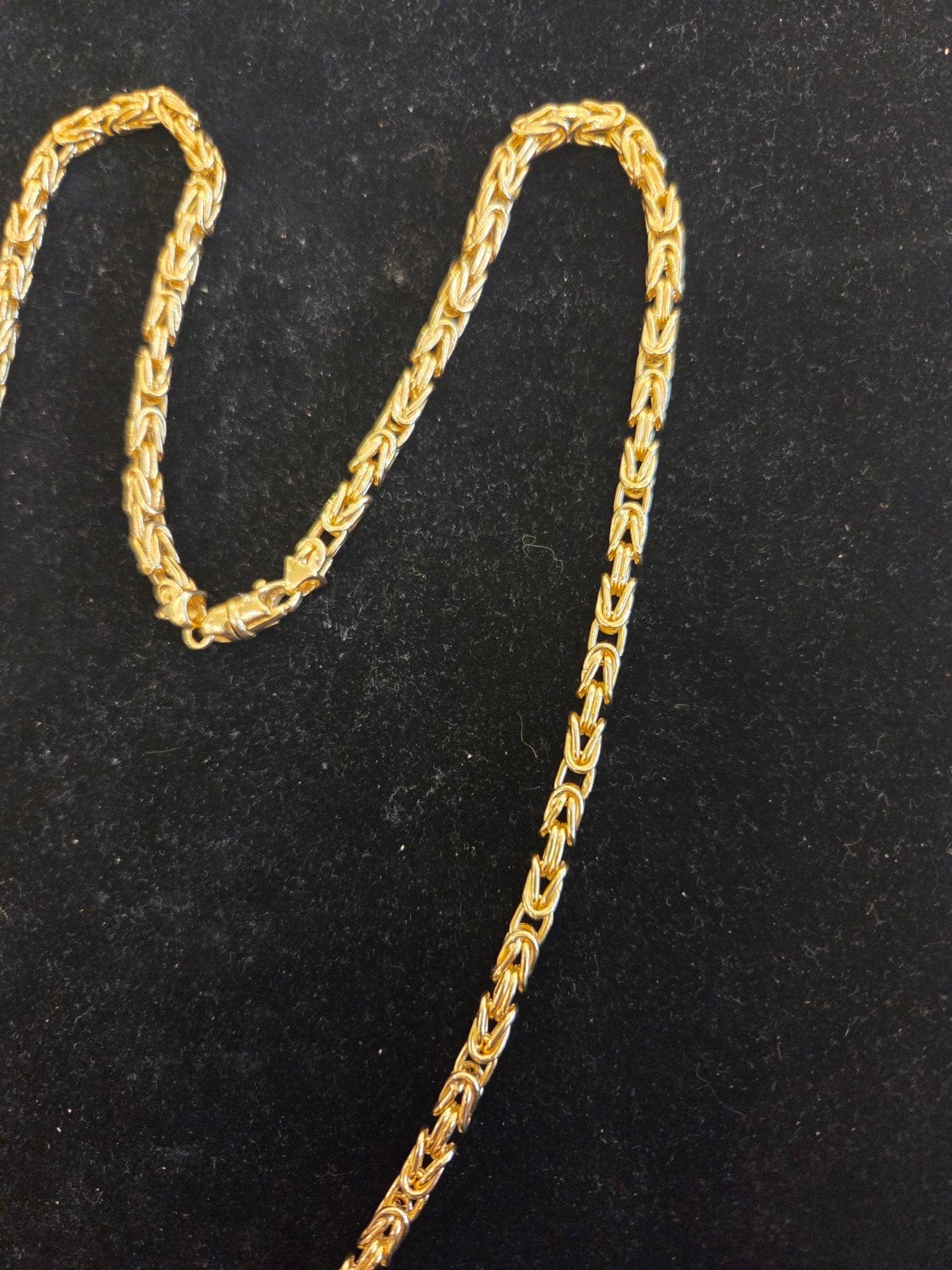 14 k gouden koningsketting 34,8 gram 66 cm, Ophalen of Verzenden, Nieuw, Goud, Goud