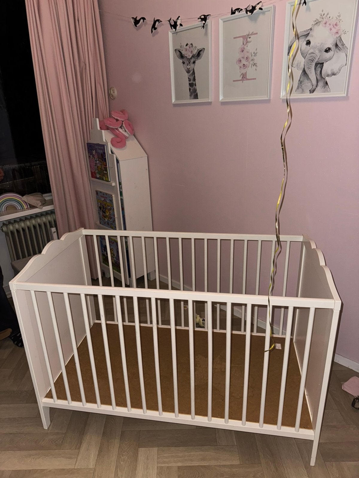 Smagora ledikant babybed ikea wit, Kinderen en Baby's, Babywiegjes en Ledikanten, Ophalen, Gebruikt, Ledikant