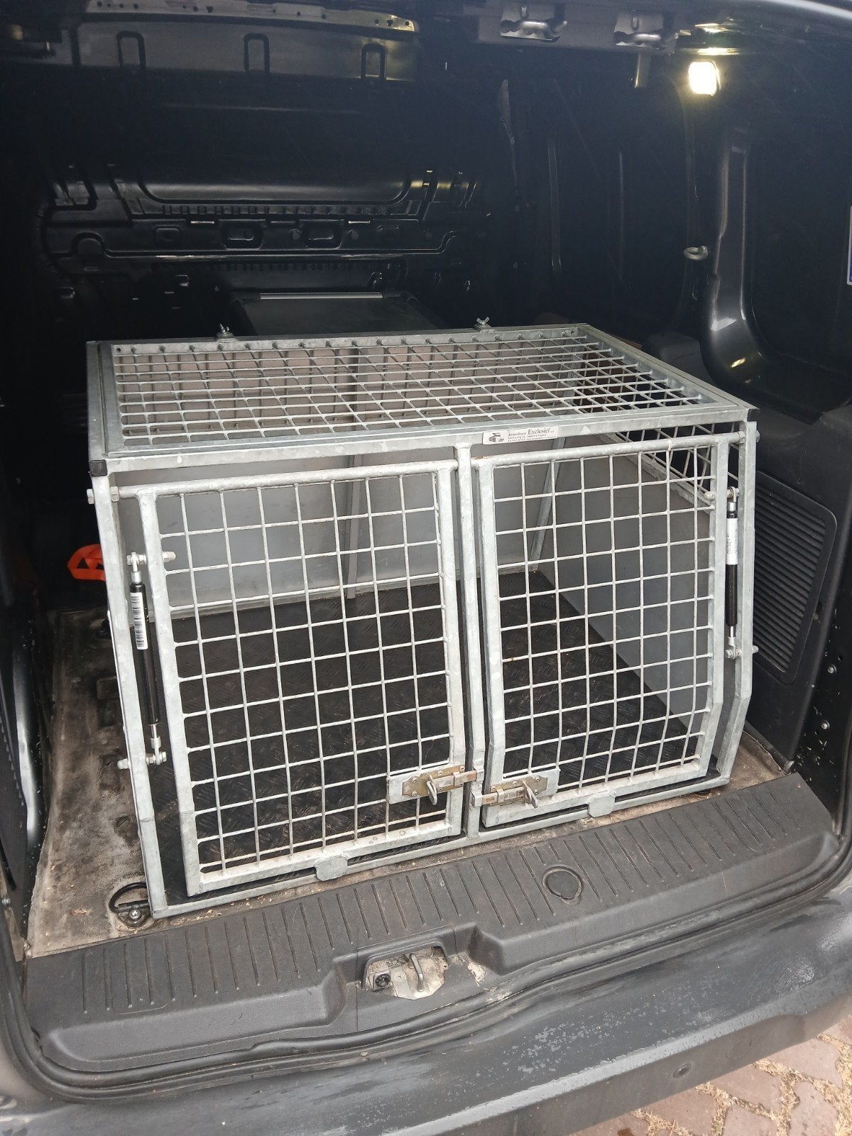 dubbelvaks transportkooi kennelbouw exclusief, Ophalen, 110 cm of meer, 100 cm of meer