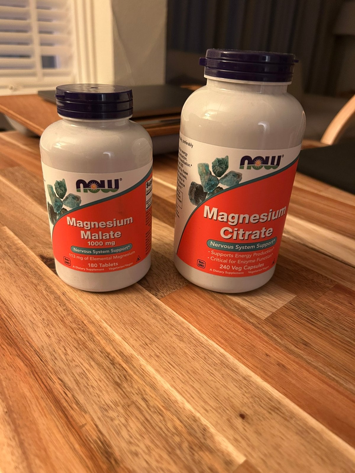 New&Unopened NOW Magnesium Citrate& Magnesium Malate – Vegan, Ophalen, Zo goed als nieuw, Overige typen