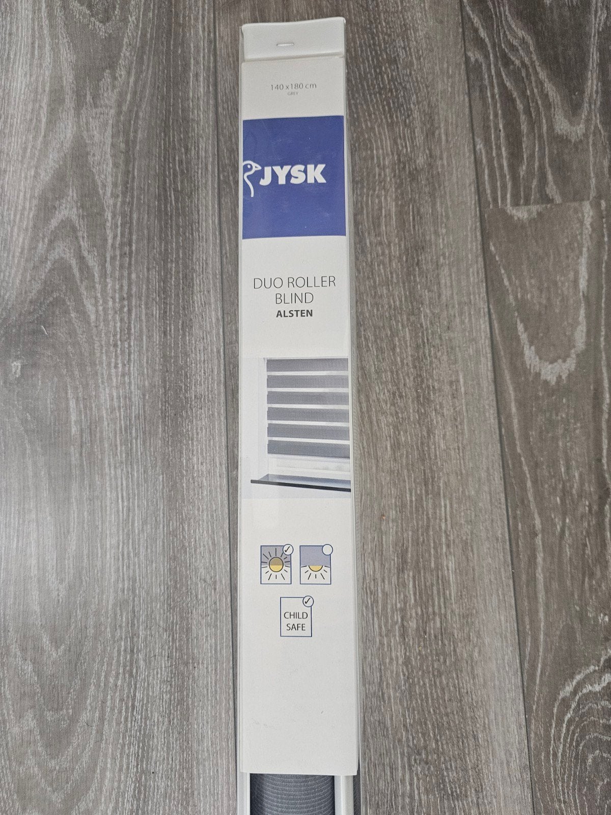 Nieuw in verpakking: JYSK ALSTEN Duo Rolgordijn (Wit) - 140x, Huis en Inrichting, Stoffering | Gordijnen en Lamellen, 100 tot 150 cm