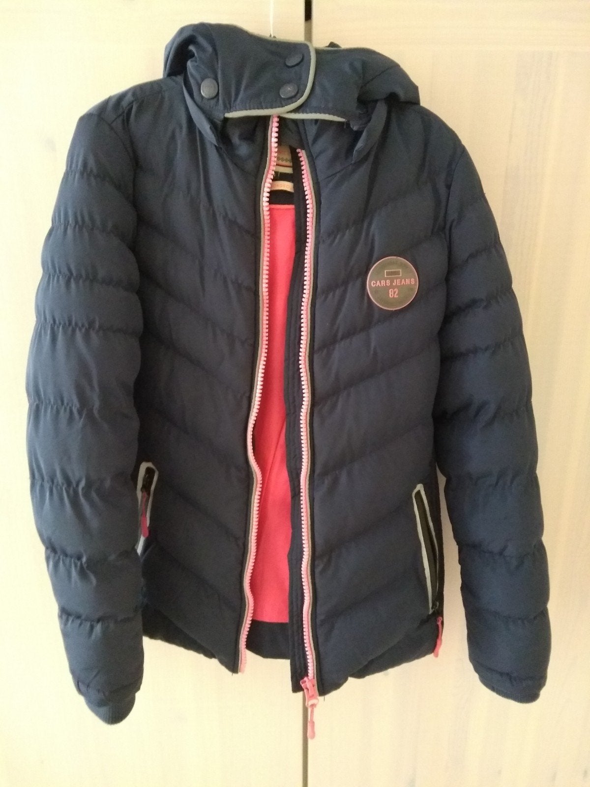 Cars winterjas, maat 14, Meisje, Ophalen of Verzenden, Zo goed als nieuw, Cars Jeans