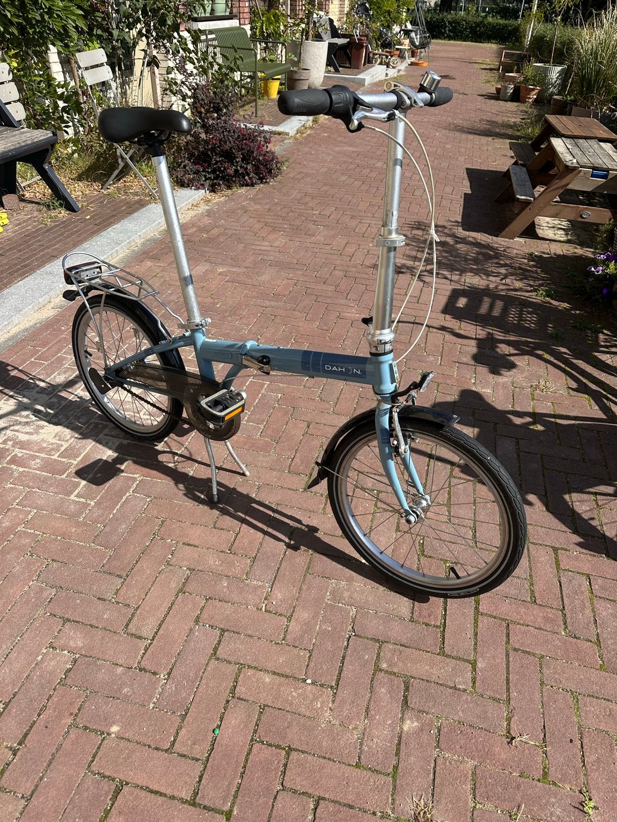 Dahon opvouwbare fiets - perfect voor woon-werkverkeer, Ophalen, 20 inch of meer, Gebruikt, Velgrem