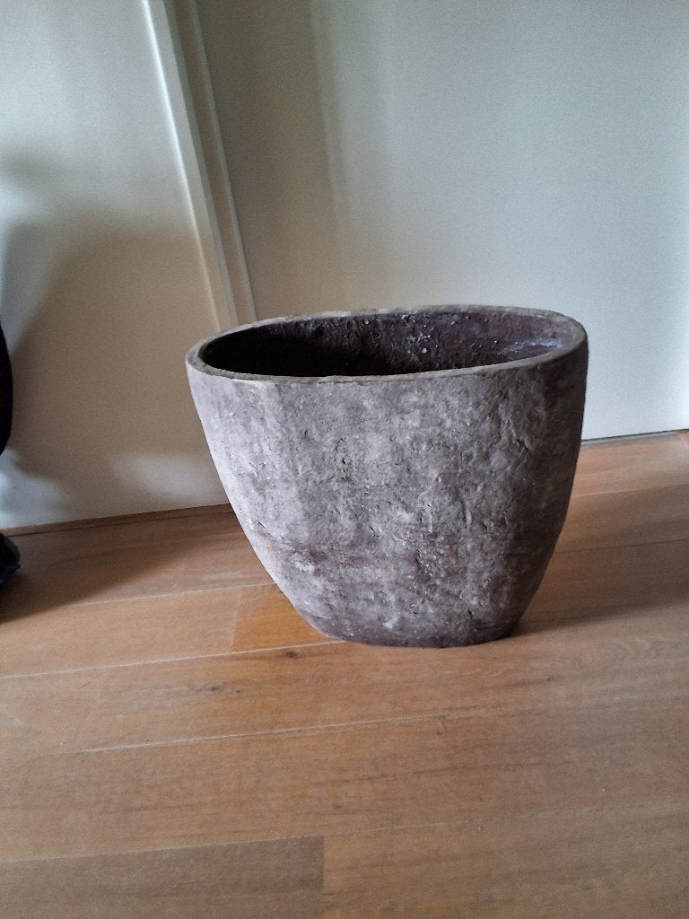 Bloempot, Ophalen, 40 cm of meer, Rond, Zo goed als nieuw