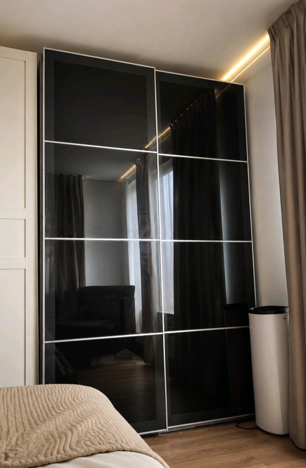 spoed! Kledingkast ikea Pax met schuifdeuren 150x236, Ophalen, 50 tot 75 cm, 200 cm of meer, 200 cm of meer