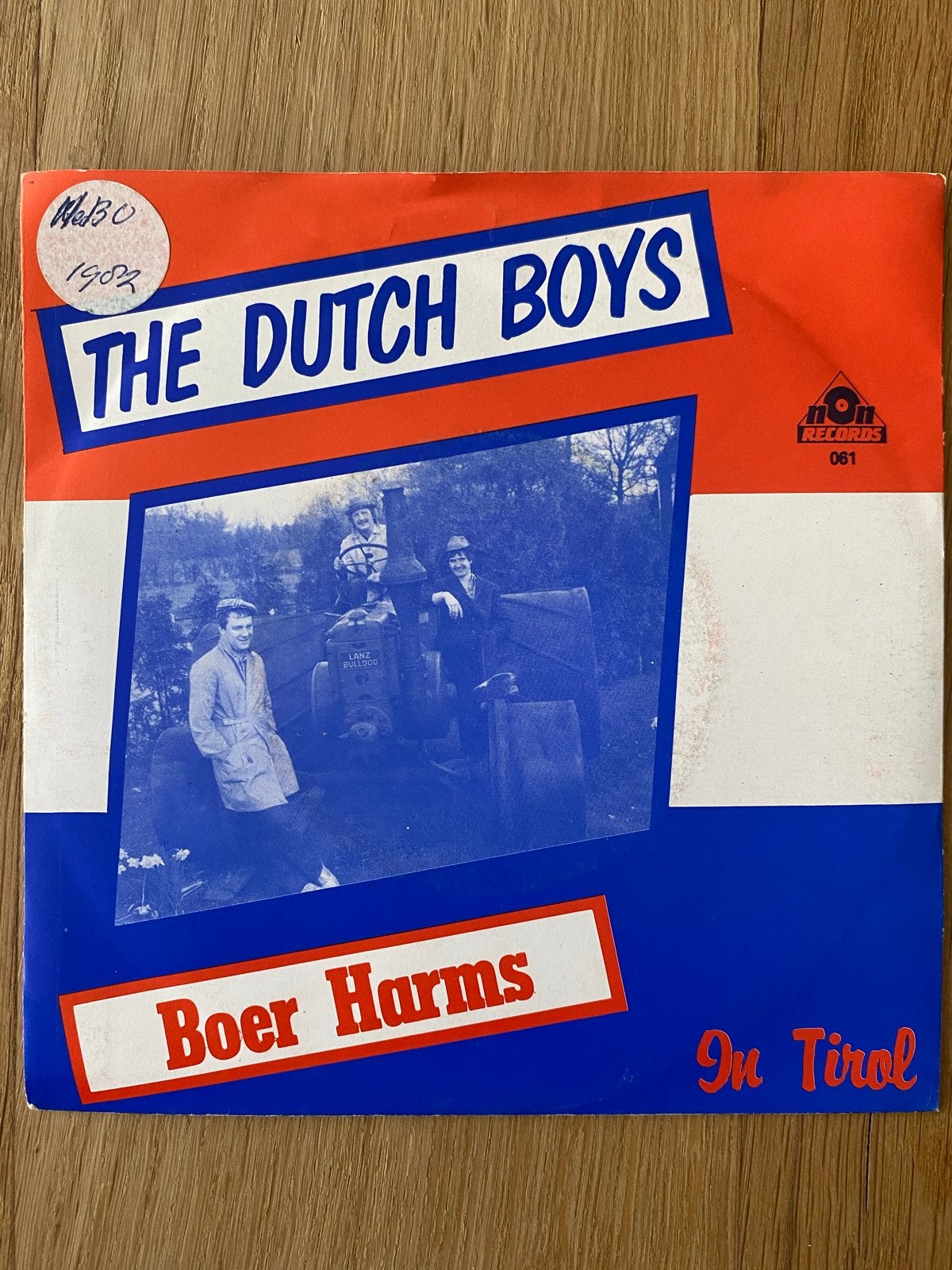 The Dutch Boys - Boer Harms / In Tirol (Vinyl Single), Cd's en Dvd's, Gebruikt, 7 inch, Overige typen, Fotohoes