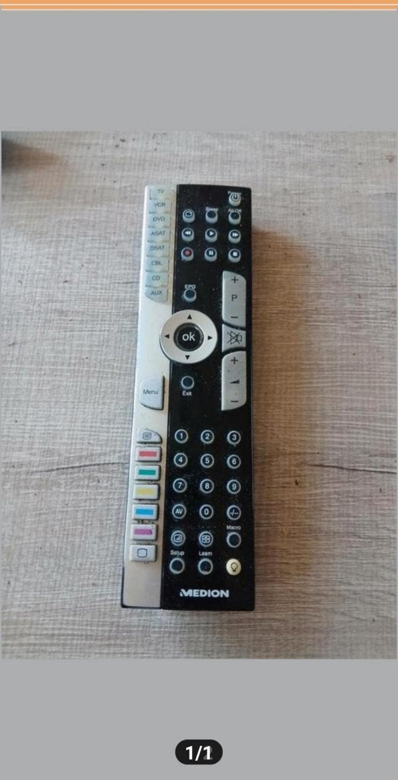 Medion Universele Afstandsbediening, Ophalen of Verzenden, Gebruikt, Universeel, Tv
