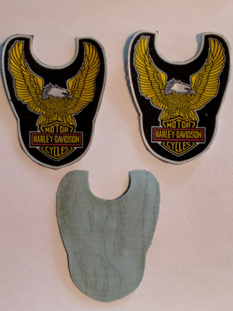 Harley Davidson motor cycles biker vintage logo patch, Ophalen of Verzenden, Nieuw
