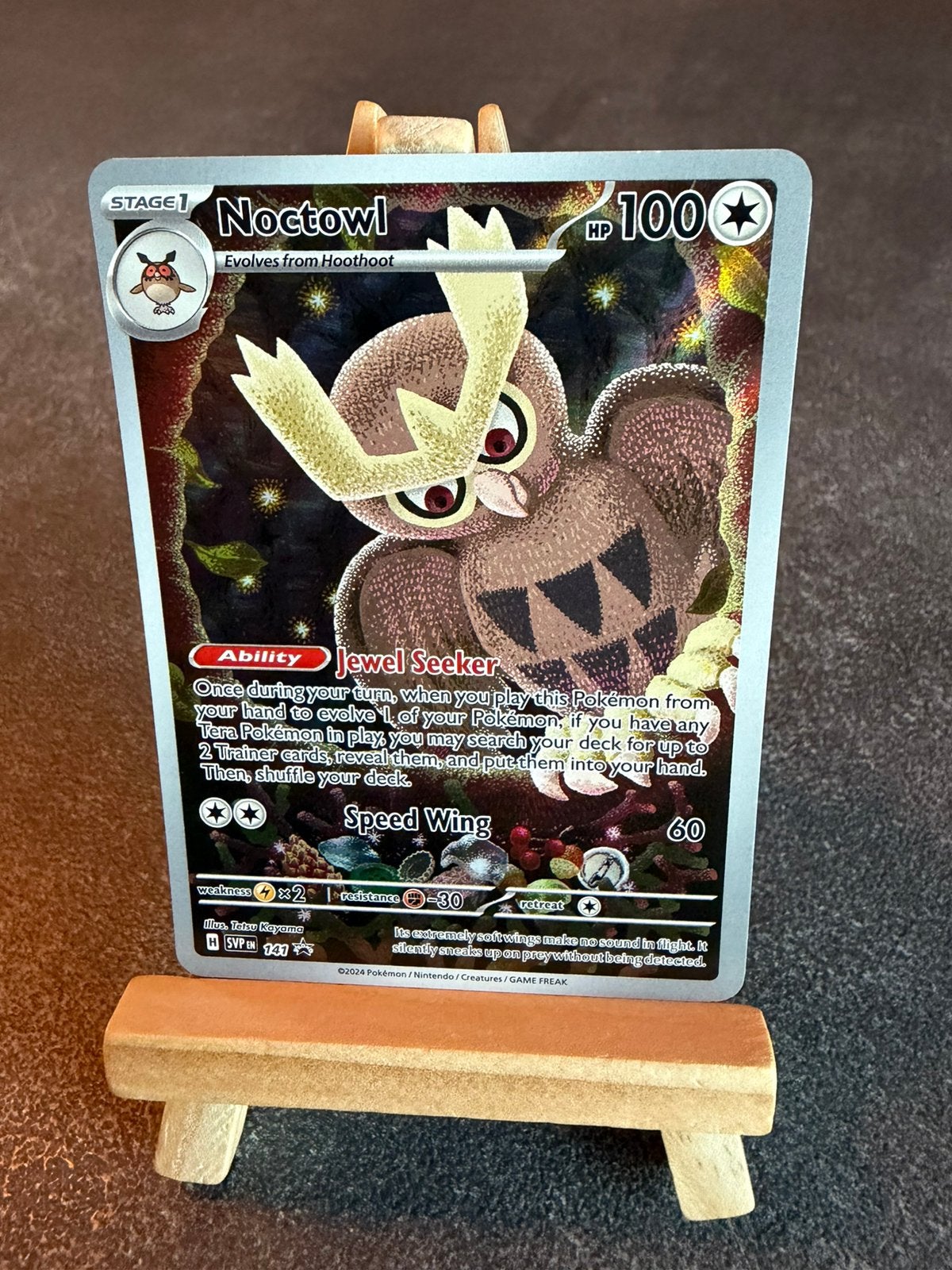 Noctowl Pokémon Promo svp 141, Ophalen of Verzenden, Zo goed als nieuw