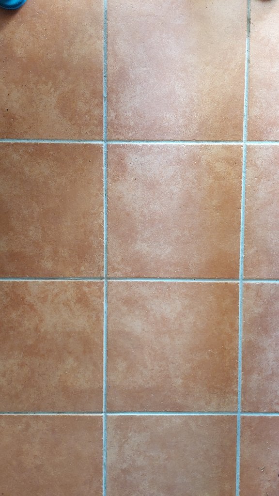 Terracotta vloertegels, Ophalen, Keramiek, 5 tot 10 m², Zo goed als nieuw