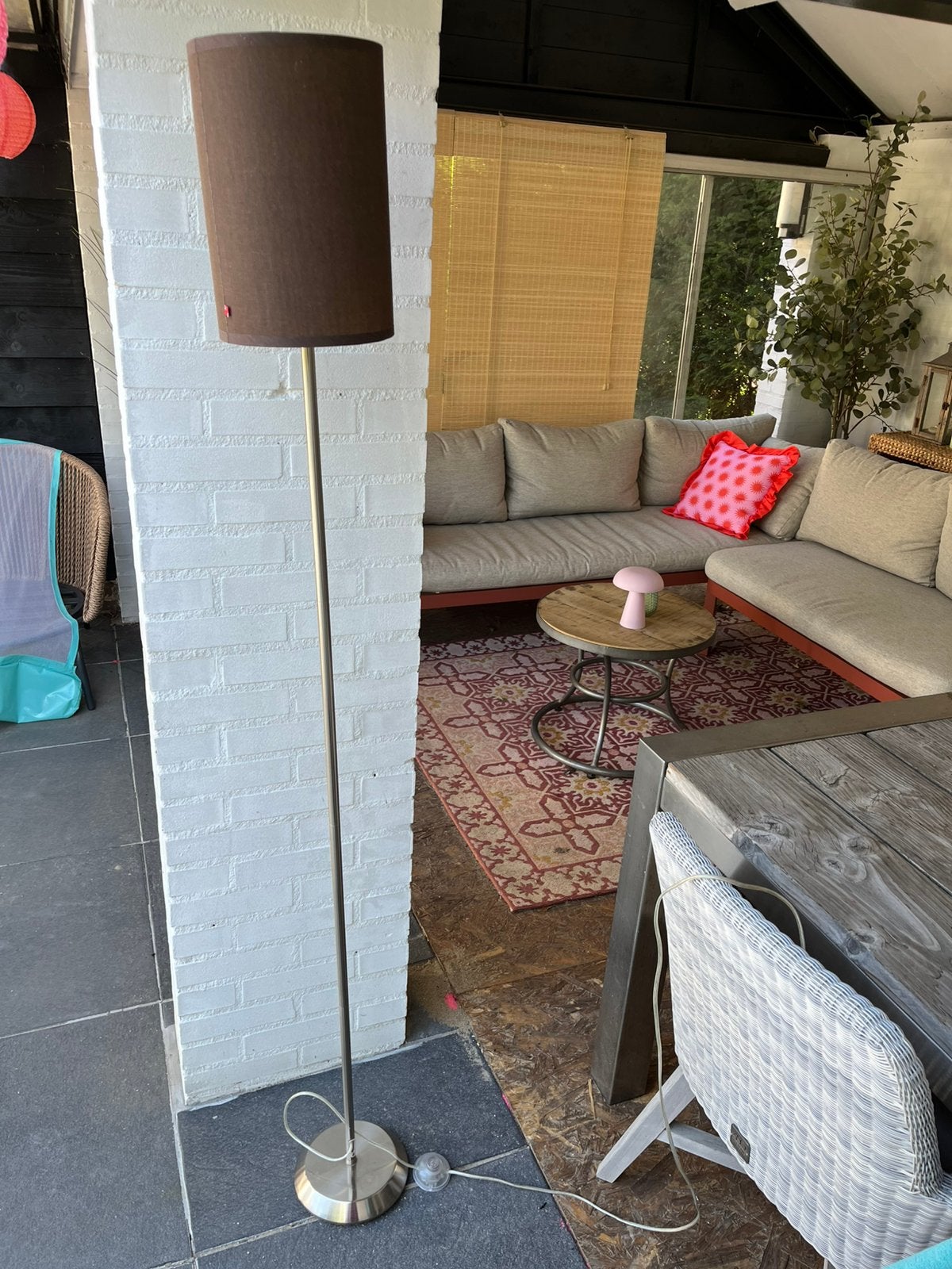 Staande lamp incl kap, Huis en Inrichting, Ophalen, Gebruikt, 150 tot 200 cm