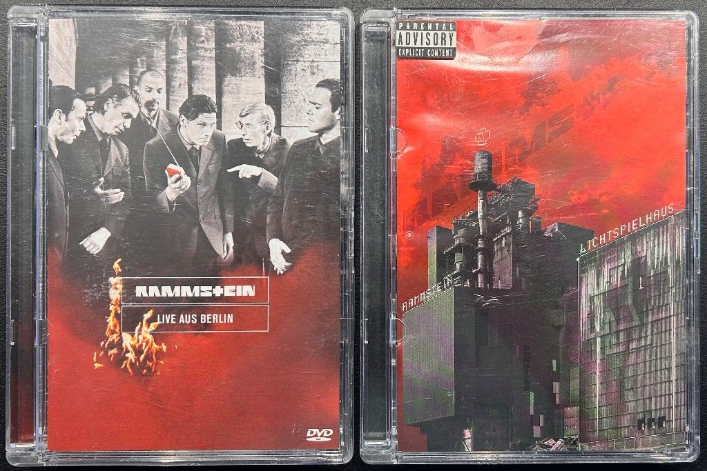 RAMMSTEIN - Lichtspielhaus & Live aus Berlin ( 2x DVD ), Vanaf 16 jaar, Ophalen of Verzenden, Zo goed als nieuw