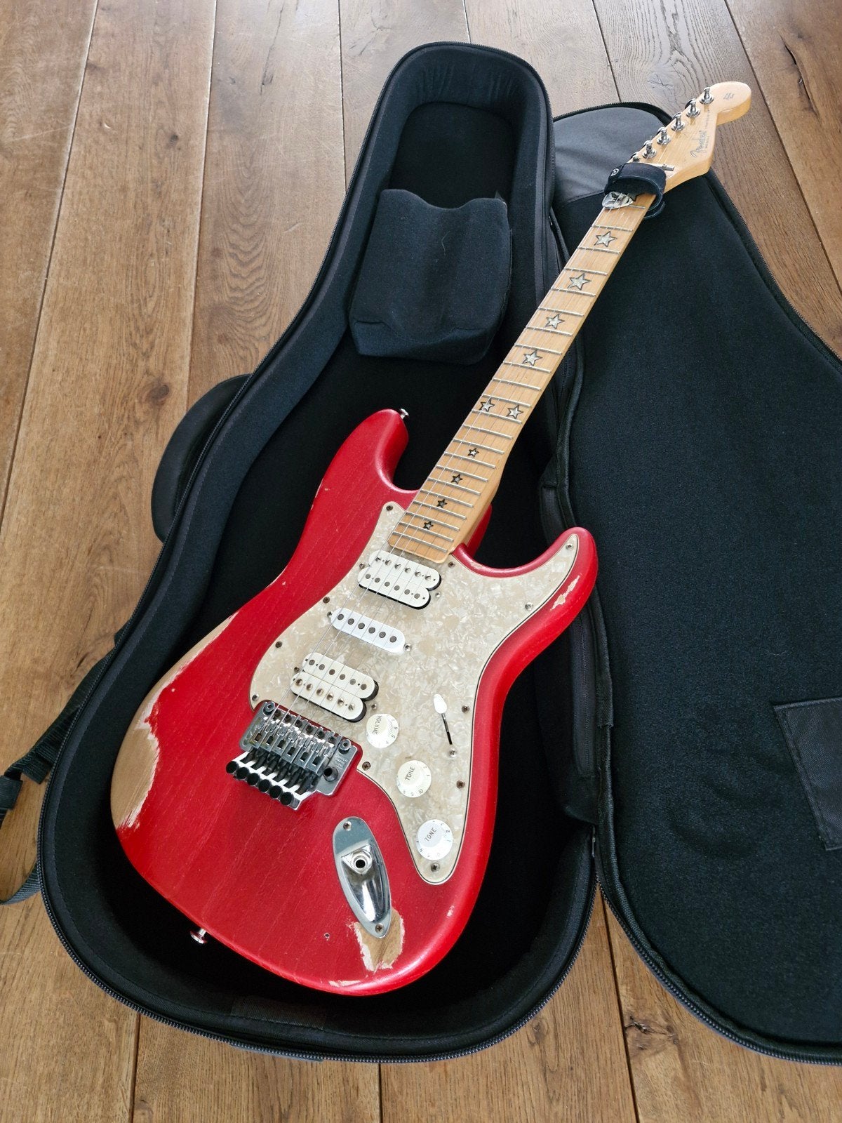 koop/ ruil Relic Stratocaster met Lindy Fralin USA pickups, Muziek en Instrumenten, Ophalen, Gebruikt, Solid body, Fender