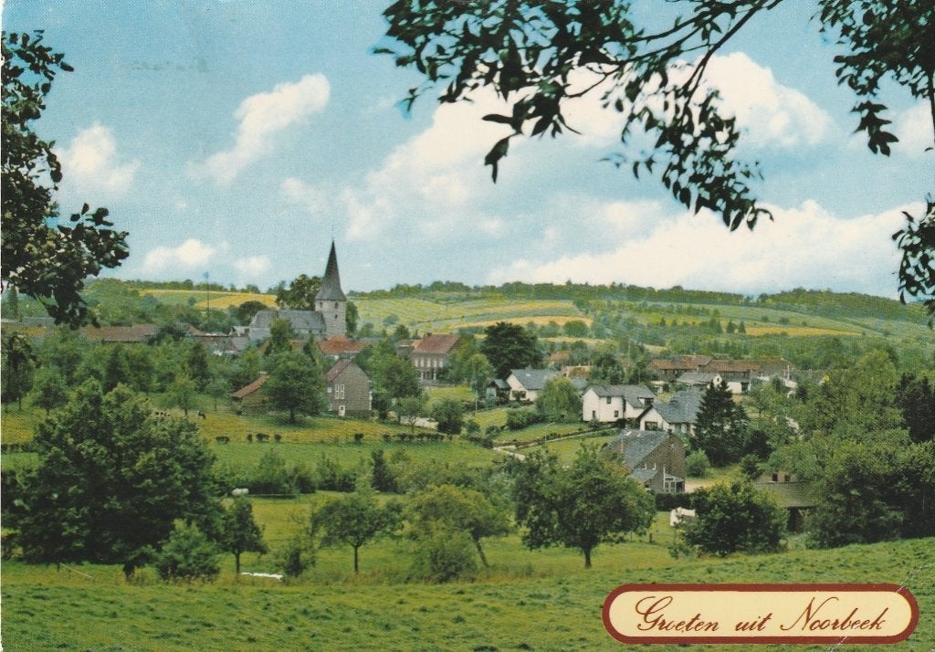 NOORBEEK Panorama Groeten, Verzamelen, Verzenden, 1960 tot 1980, Gelopen, Limburg