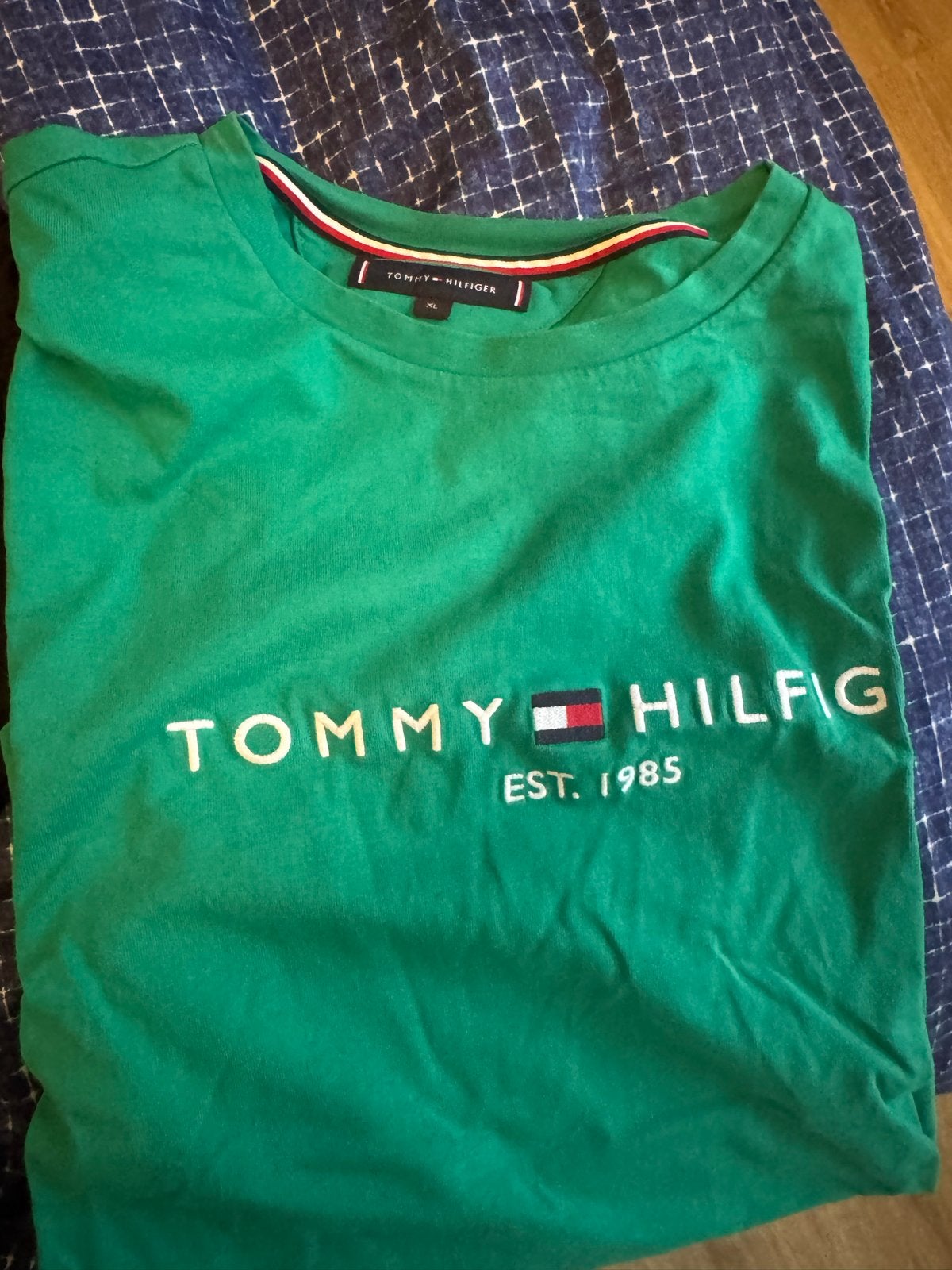 green Tommy Hilfiger t-shirt, Kleding | Dames, Ophalen of Verzenden, Groen, Korte mouw