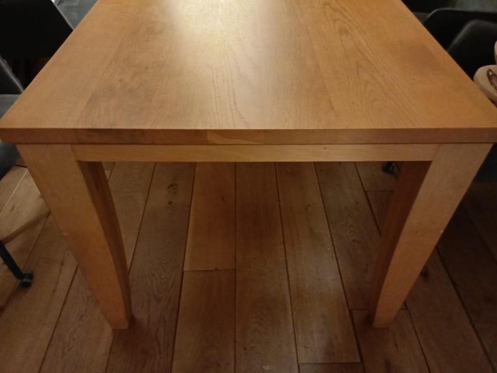 Masieve eiken Index eetkamertafel, Ophalen, Gebruikt, Eikenhout, 200 cm of meer