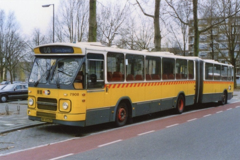 Busfoto Schiedam Den Oudsten, Verzenden, 1960 tot 1980, Zuid-Holland