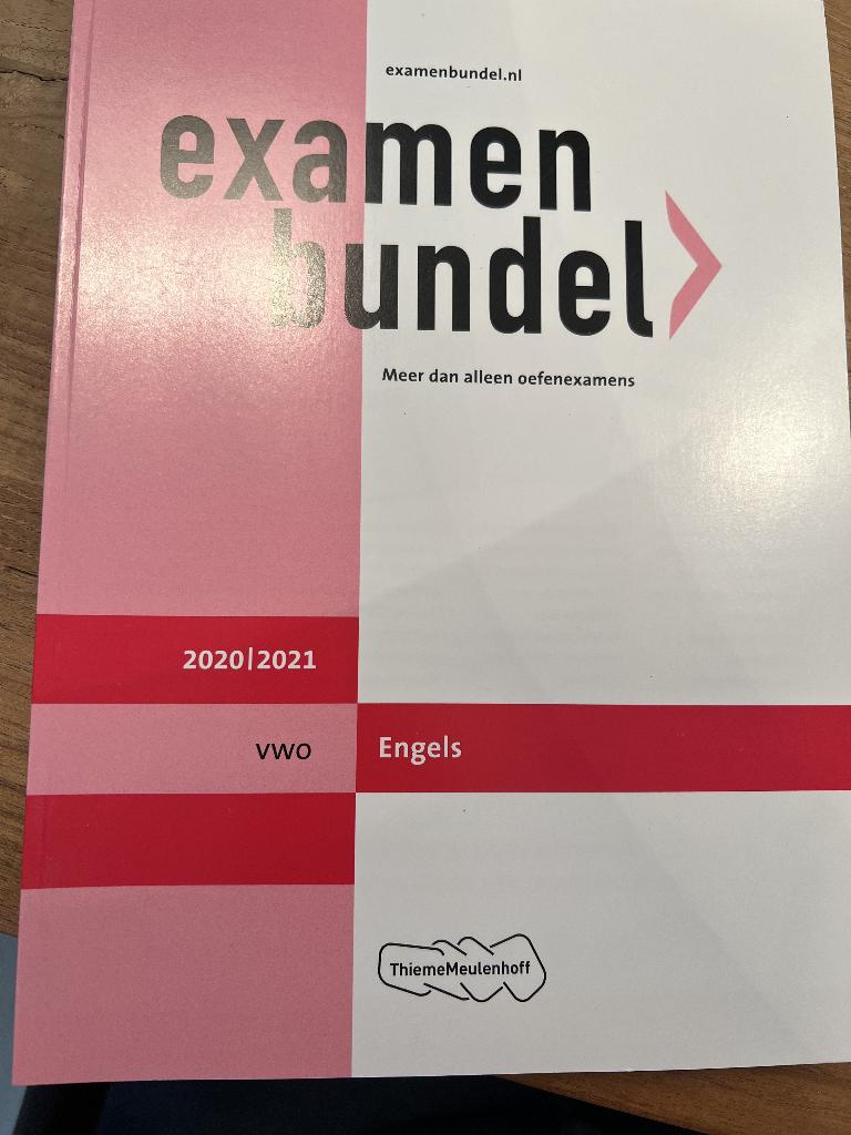 Examenbundels VWO Engels Frans Bedrijfseconomie, Boeken, Schoolboeken, Ophalen, Zo goed als nieuw, VWO, Engels