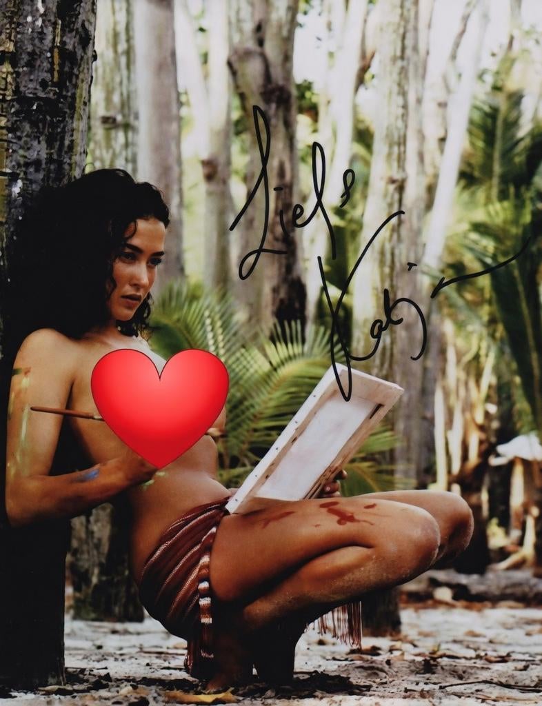 PLAYBOY foto KATJA SCHUURMAN handtekening gesigneerd, Verzamelen, Muziek, Artiesten en Beroemdheden, Verzenden, Zo goed als nieuw