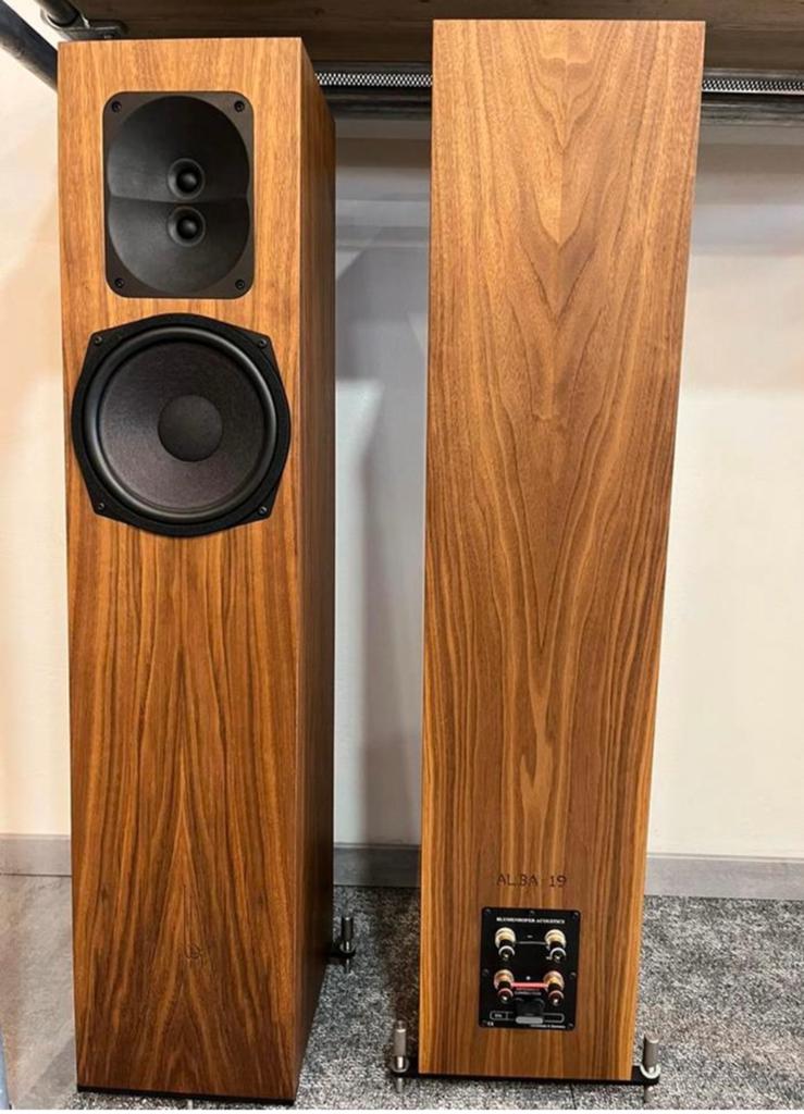 Blumenhofer prototype luidsprekers, Nieuw, Info@mister-hifi.nl, 120 watt of meer, Front, Rear of Stereo speakers