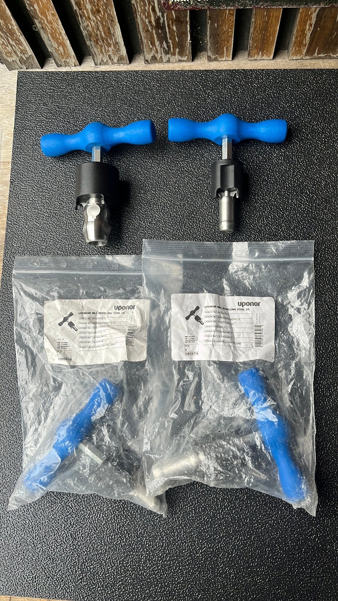 4 Stuks Uponor MLC ontbramers en kalibratie gereedschap, Ophalen, Nieuw
