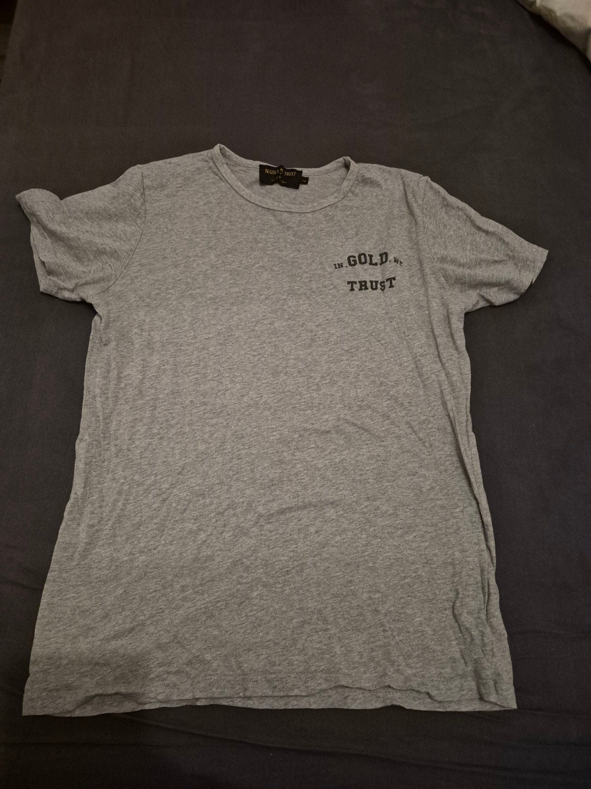In Gold We Trust T-shirt Grijs Maat L, Maat 52/54 (L), Ophalen of Verzenden, In Gold We Trust, Grijs
