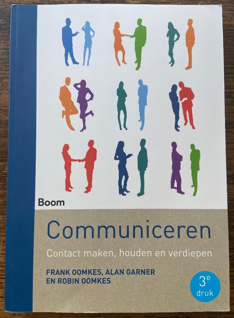 Frank Oomkes - Communiceren, Boeken, Ophalen of Verzenden, Alpha, Zo goed als nieuw, HBO