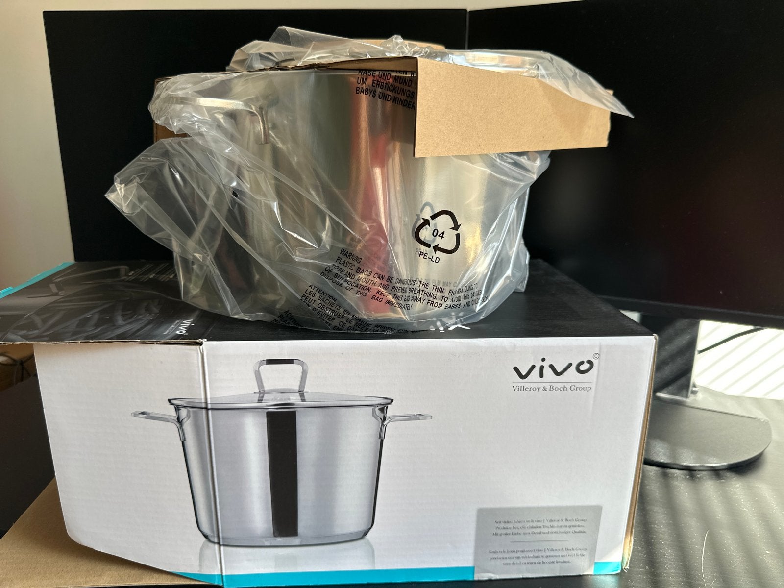 Vivo Villeroy & Boch Group Kookpan met Deksel 24 cm, Met deksel, Nieuw, Ophalen of Verzenden, Rvs