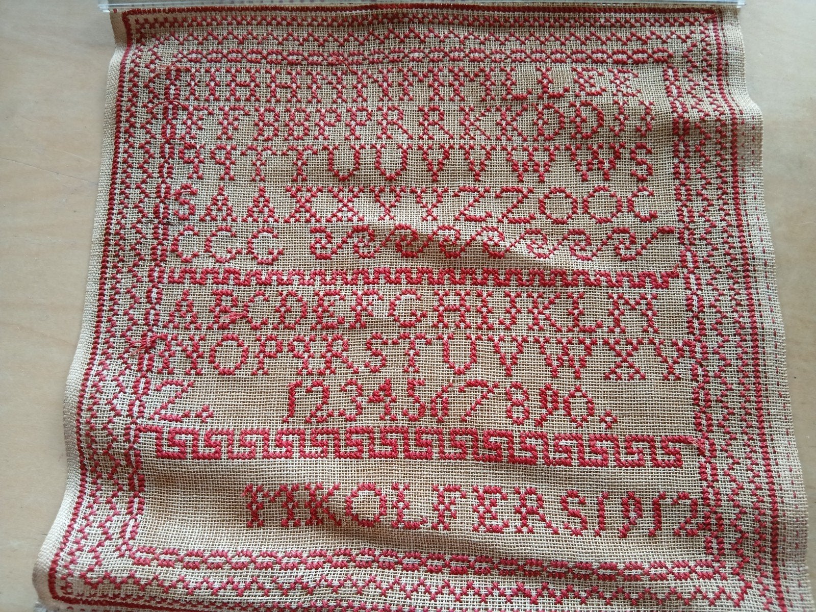 Unieke handgeborduurde wandkleden - Set van 3, Verzenden, Zo goed als nieuw, Handborduren, Overige typen