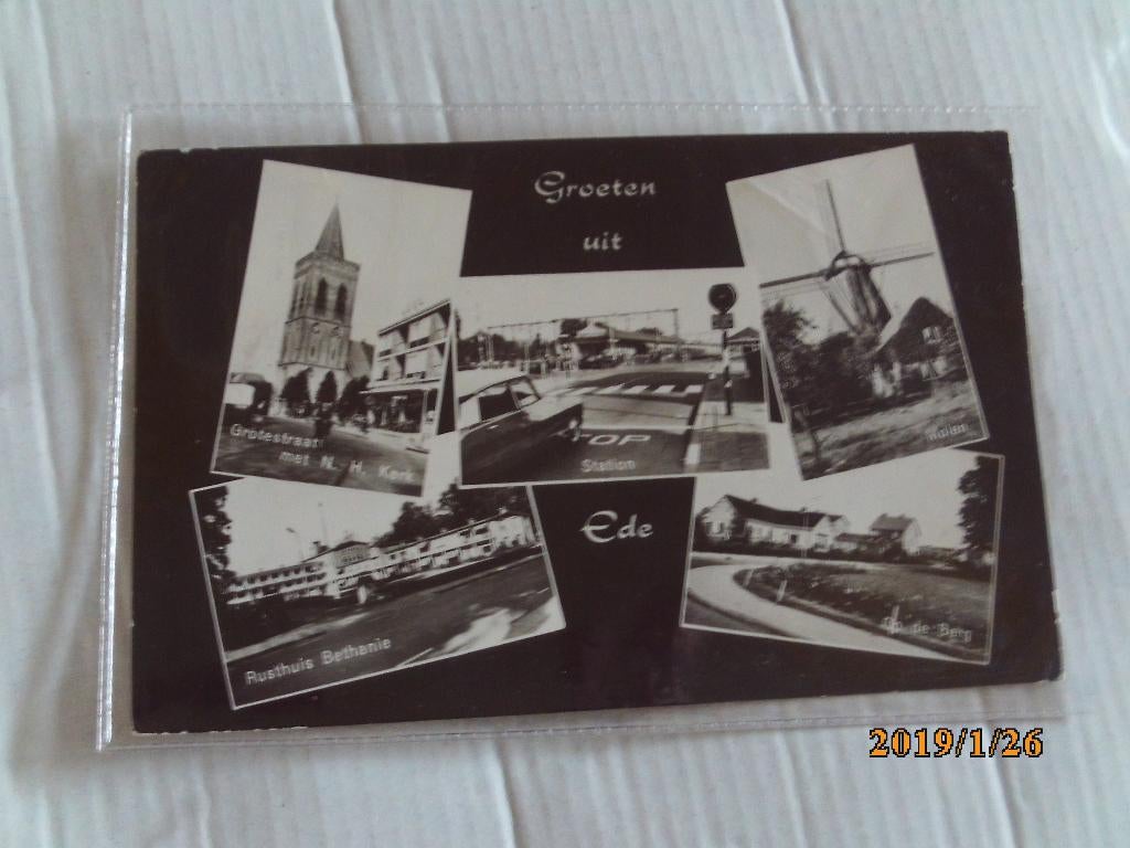 ansichtkaart groeten uit ede, Ophalen of Verzenden, 1960 tot 1980, Gelopen, Gelderland