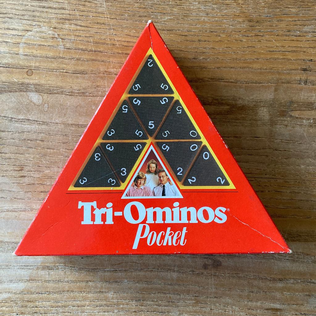 Goliath - Tri-ominos pocket reisspel (1-6 spelers, 6+jaar), Goliath, Ophalen of Verzenden, Zo goed als nieuw, Vijf spelers of meer