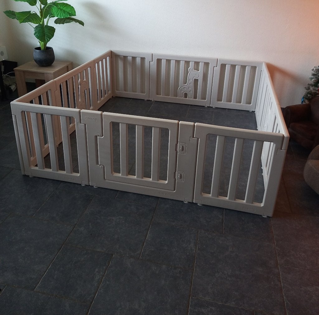 grondbox box wit NIEUWSTAAT, Kinderen en Baby's, Boxen, Ophalen, Zo goed als nieuw, Rechthoekig
