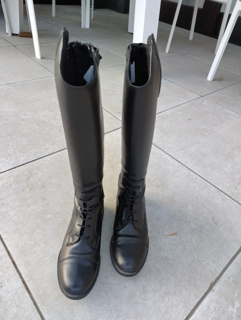 Paardrijlaarzen maat 37, Dieren en Toebehoren, Paardrijkleding, Met stretch, Ophalen of Verzenden, Zo goed als nieuw, Zwart