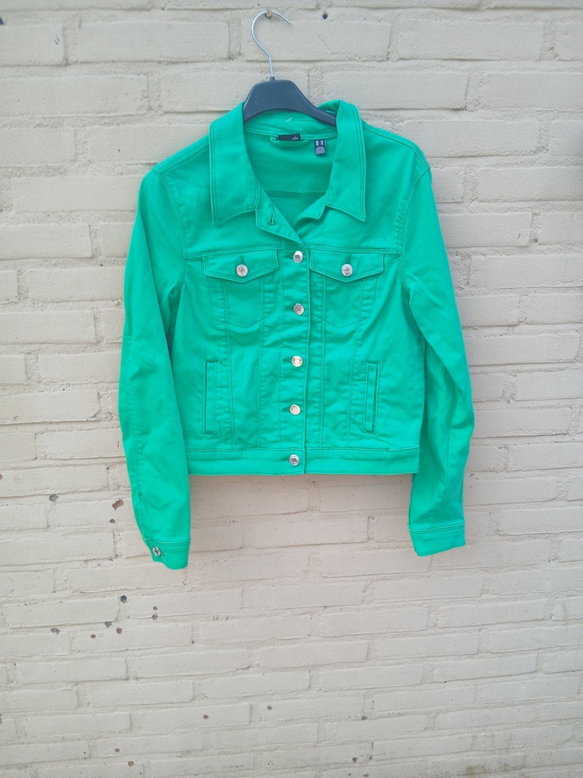 Groene jas, zo goed als nieuw, Ophalen of Verzenden, Zo goed als nieuw, Maat 34 (XS) of kleiner, Groen