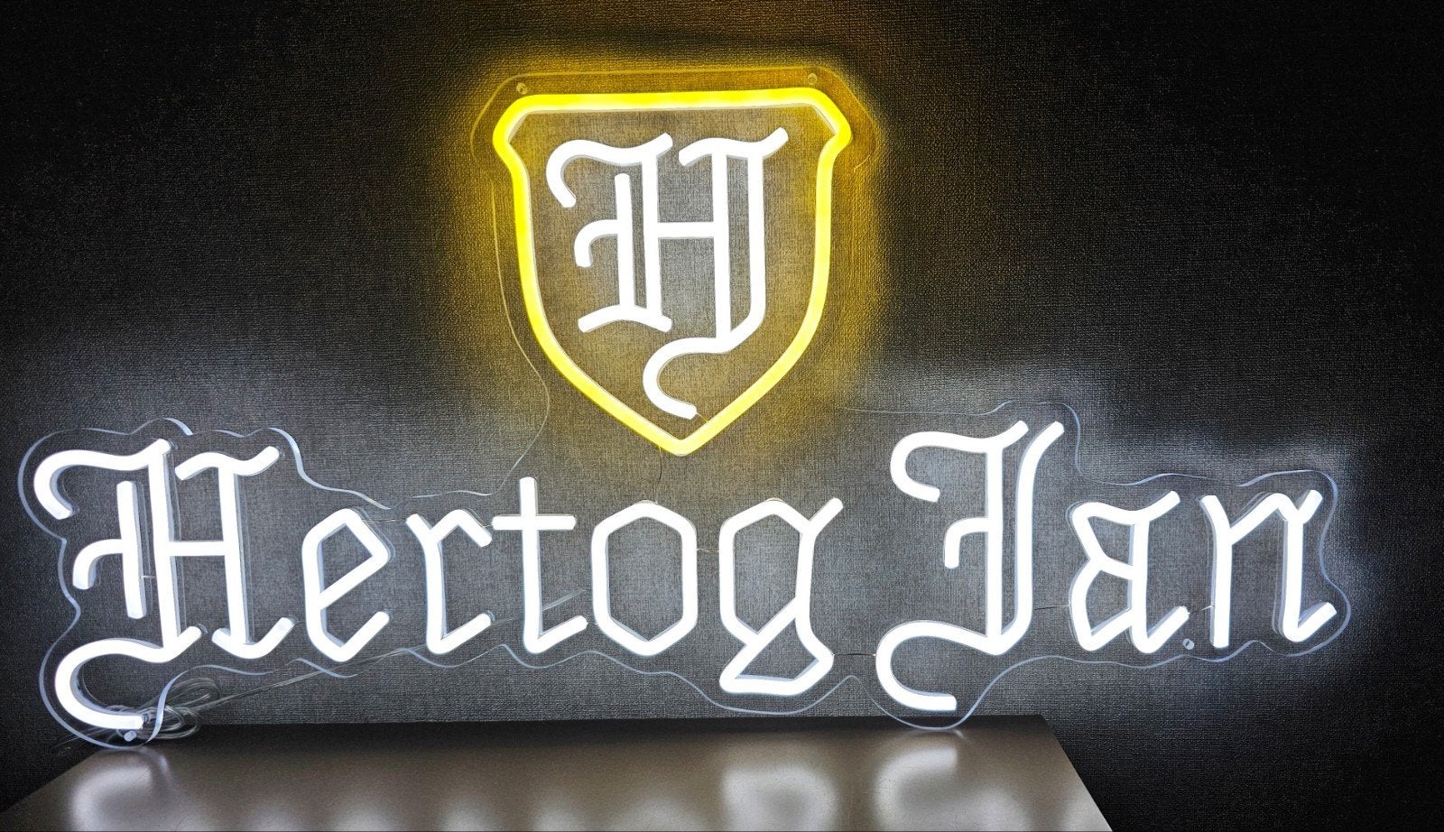 Supermooie HERTOG JAN led/neon verlichting, lichtbak, Ophalen of Verzenden, Nieuw, Reclamebord, Plaat of Schild, Hertog Jan