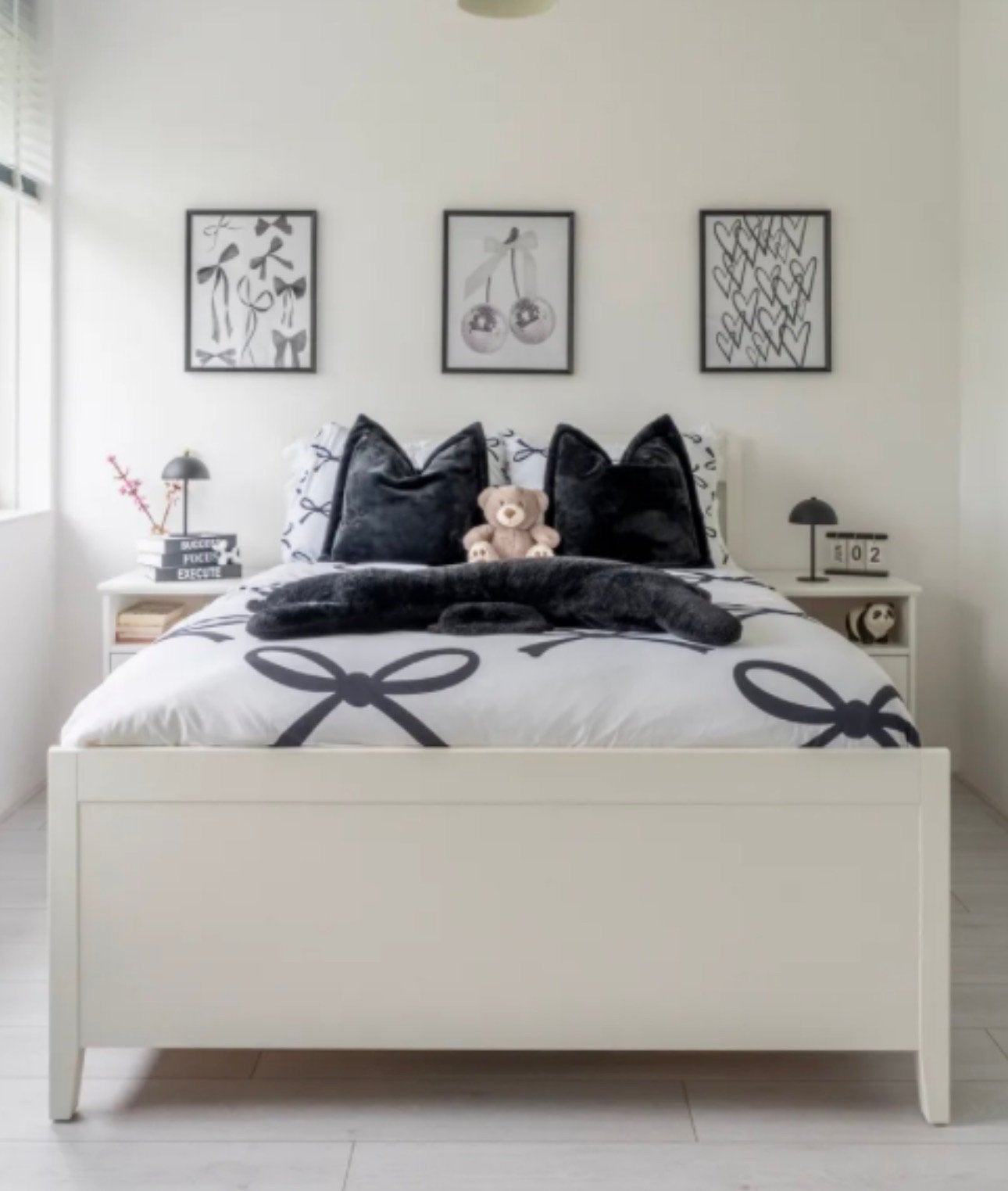 Mooi slaapkamer, Ophalen, Wit, Tweepersoons, 140 cm