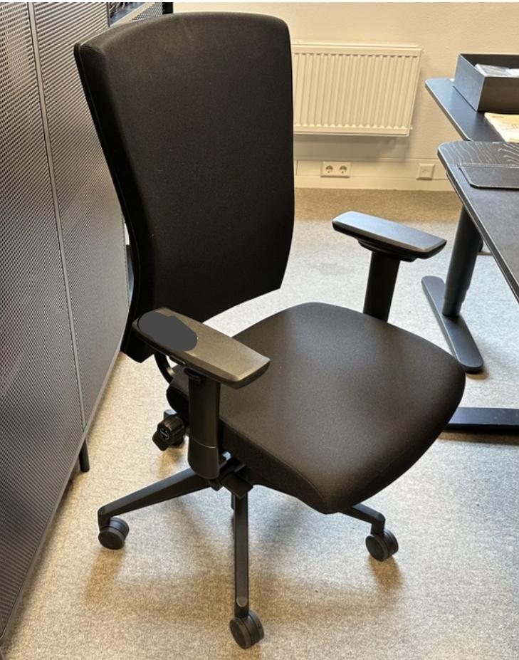 Bureaustoel Schaffenburg 400 NPR Comfort - Ergonomisch, Ophalen, Zwart, Nieuw, Bureaustoel