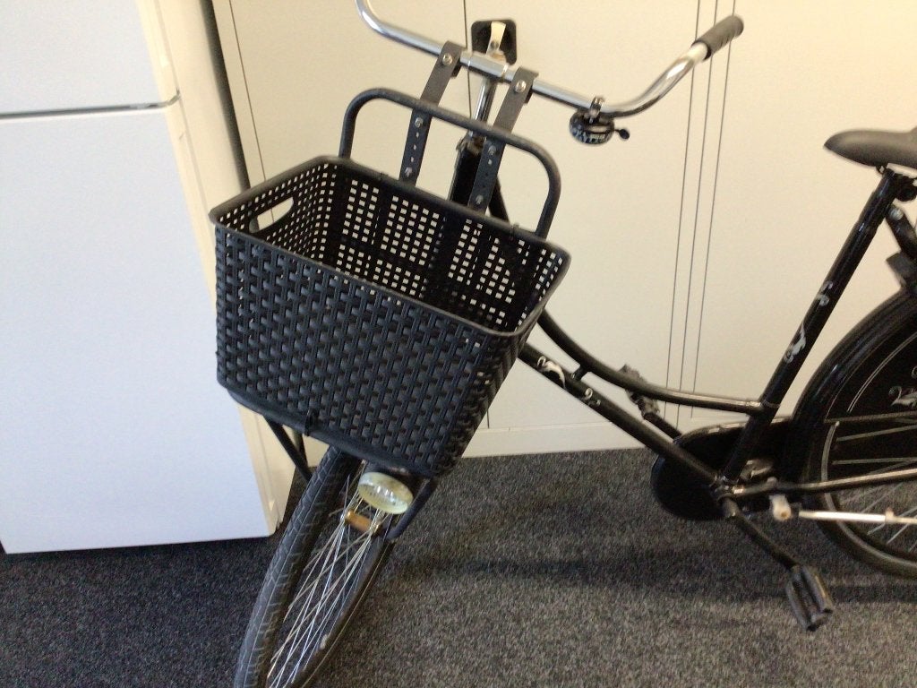 Te koop Oma fiets zwart, Ophalen, Terugtraprem, Gebruikt, 47 tot 50 cm