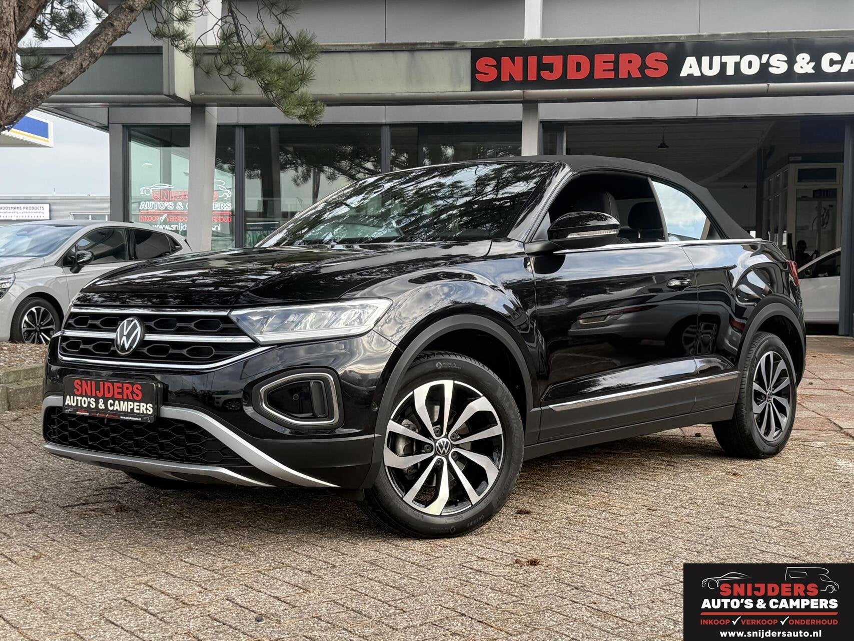 Volkswagen T-Roc Cabrio 1.0 TSI Style, Auto's, Voorwielaandrijving, Stof, Gebruikt, Zwart