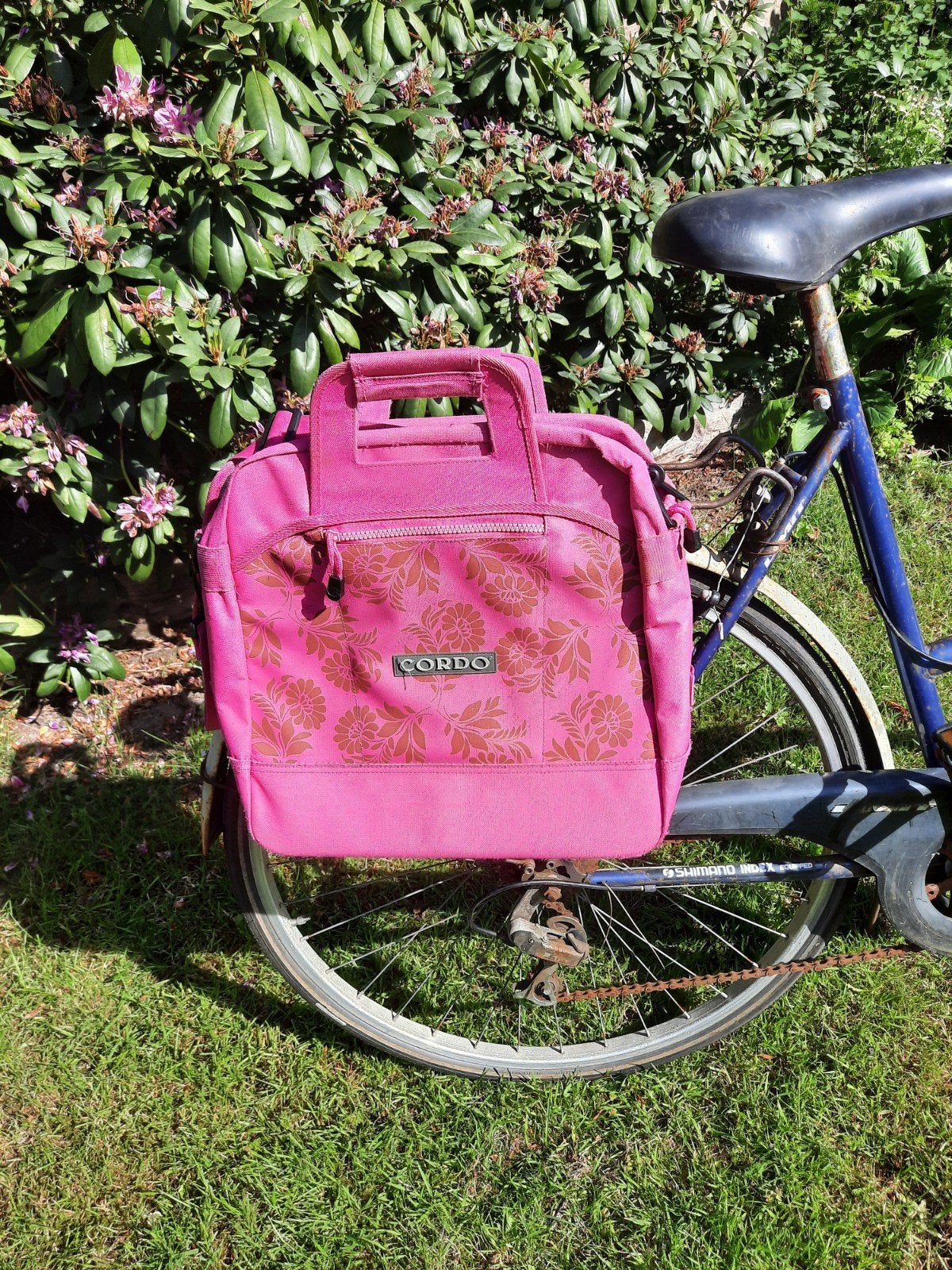 Cordo fietstas roze boekentas, Fietsen en Brommers, Fietsaccessoires | Fietstassen, Ophalen of Verzenden