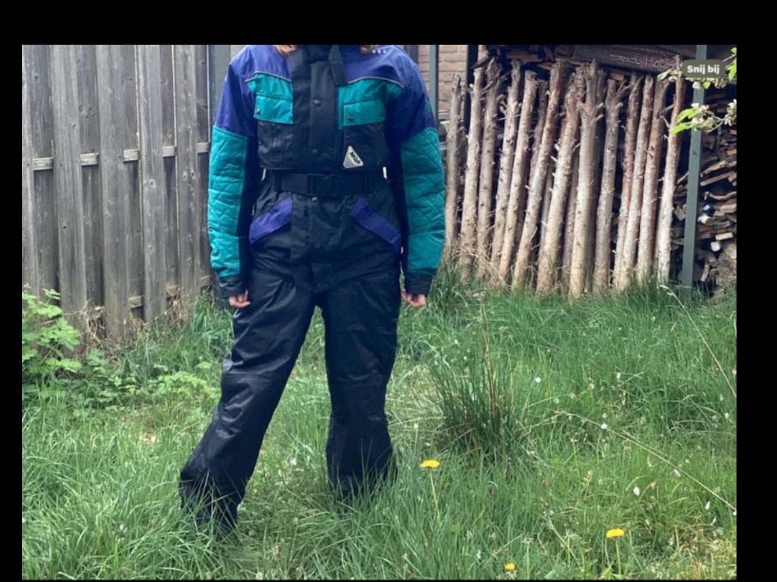 Vintage motorpak / skipak, Kleding | Dames, Ophalen of Verzenden, Gedragen, Maat 38/40 (M), Pak