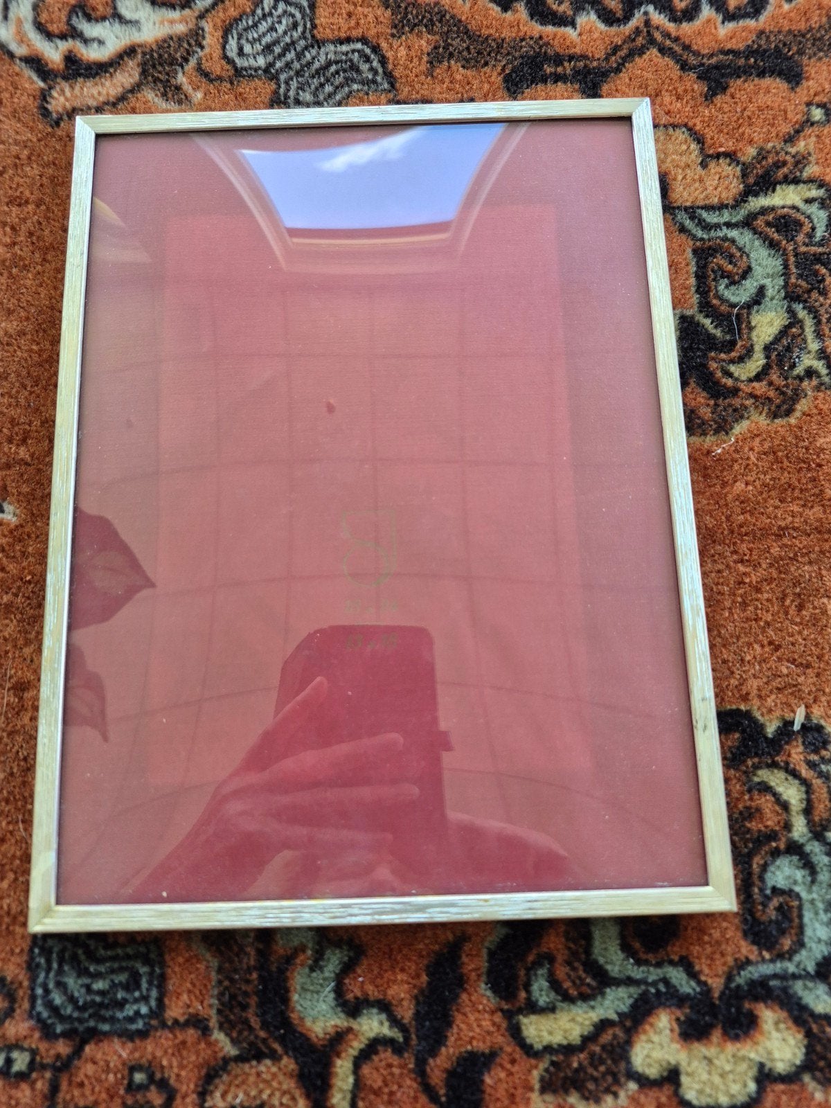 Glazen fotolijst 18x24cm bol glas, Ophalen of Verzenden, Glas, Fotolijst