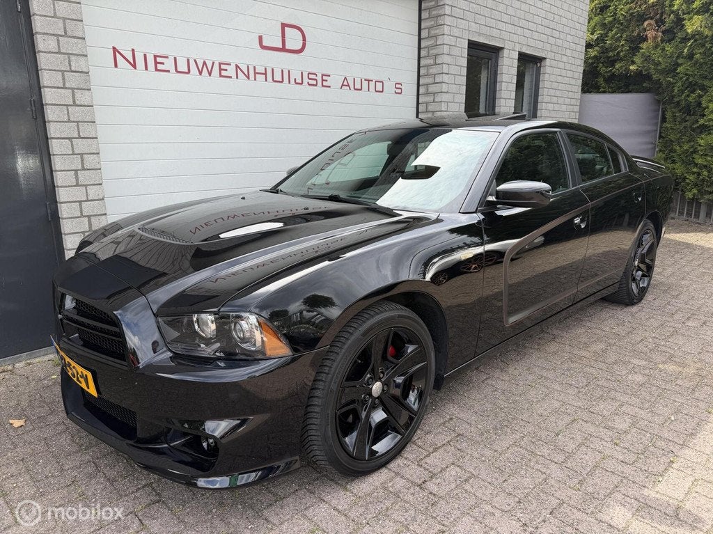 Dodge Charger 5.7 V8 R/T, 2012, 142.410km, full option!, Achterwielaandrijving, Gebruikt, Zwart, Bedrijf
