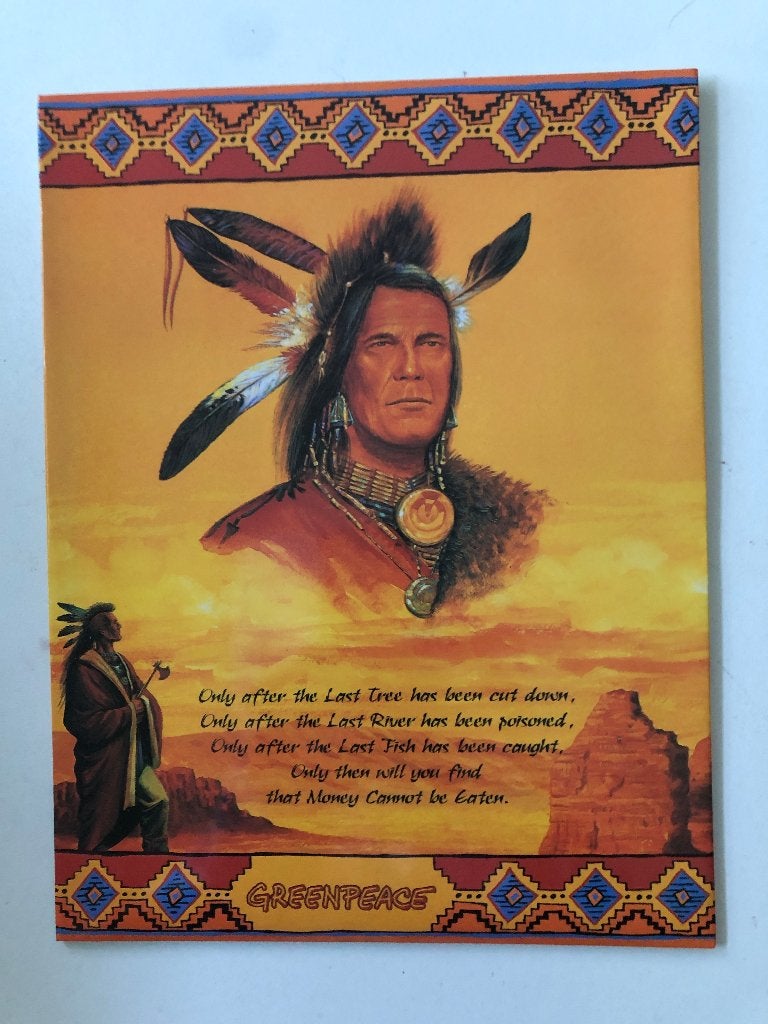 briefpapier indiaan, Verzenden