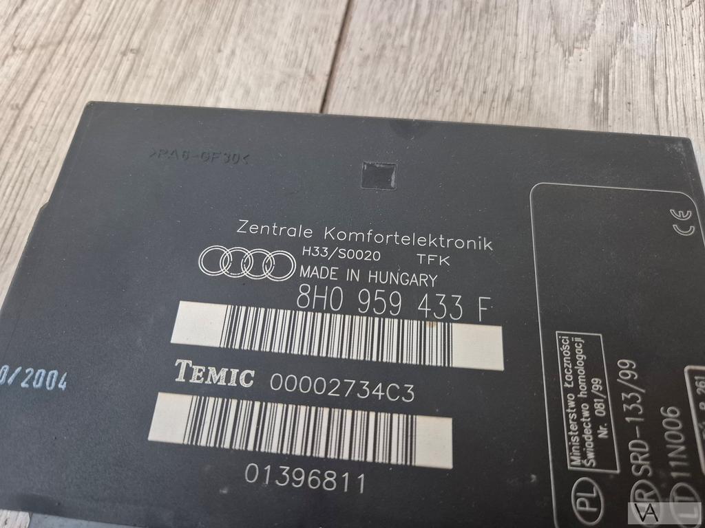 BCM Boordnet module voor Audi A4 cabrio 8h0959433f €250, Gebruikt, -, -, -