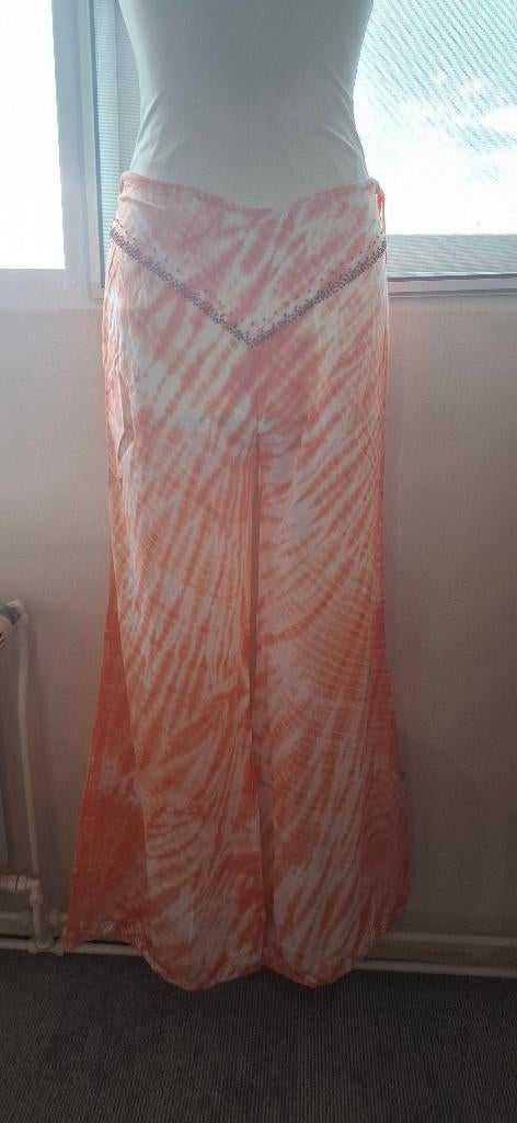Wijde Ibiza look broek, Kleding | Dames, Oranje, Ophalen of Verzenden, Maat 36 (S), Lang