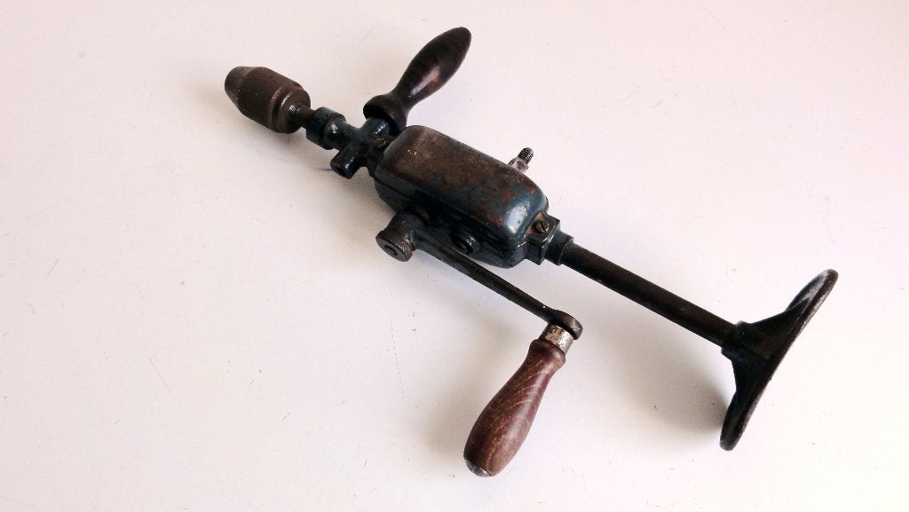 Borstboormachine, antiek, Ophalen of Verzenden